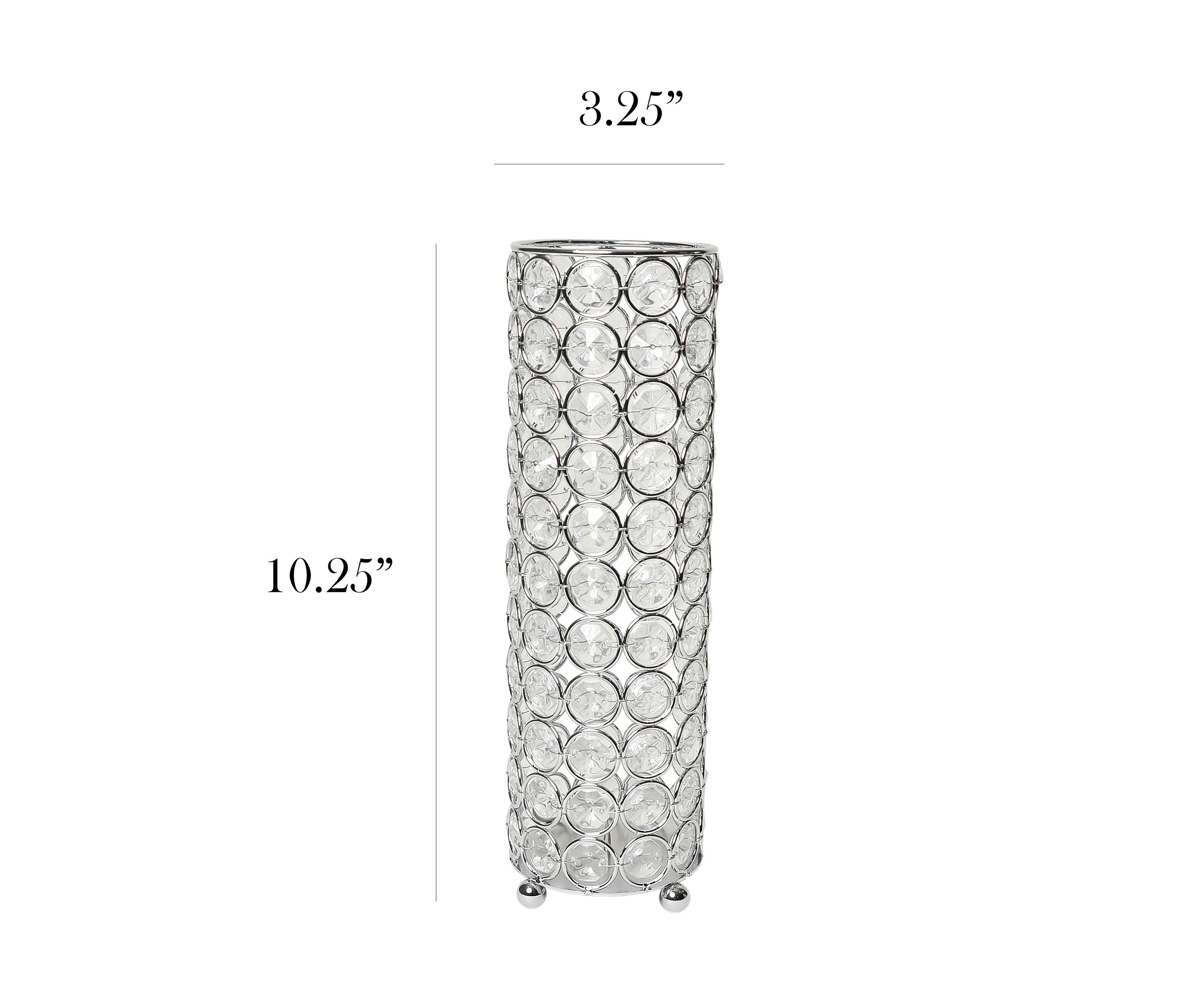 Elipse Crystal Decorative Candle Holder