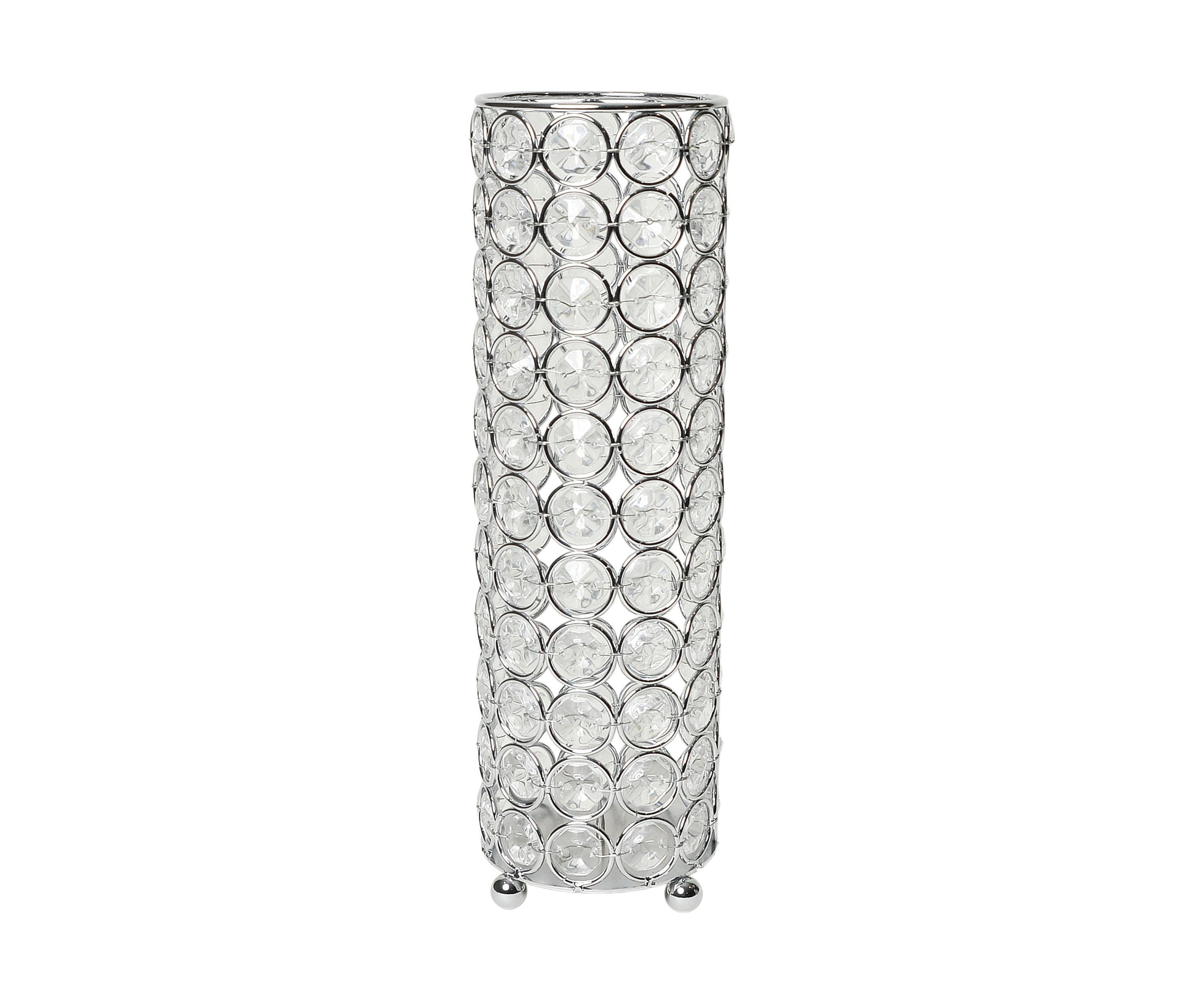 Elipse Crystal Decorative Candle Holder