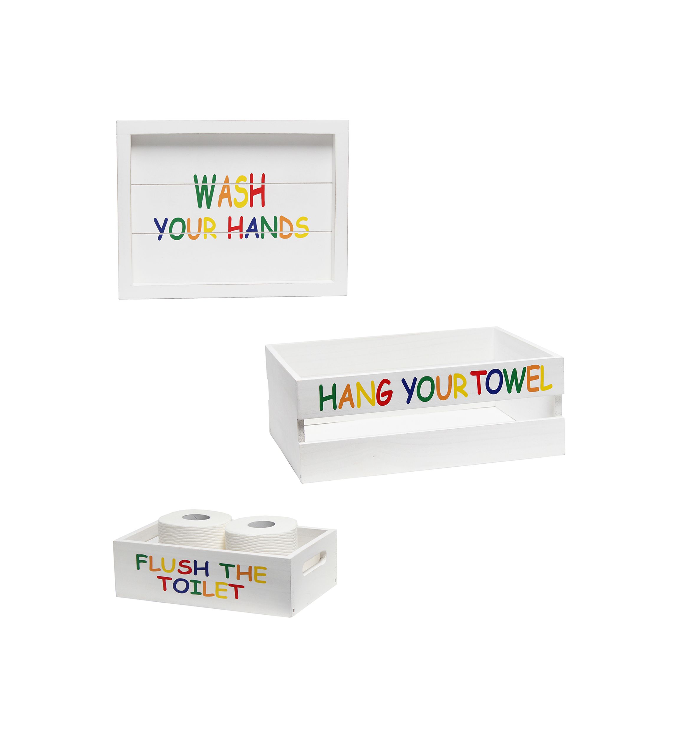 Large 3-Piece Decorative Kids Bath Set