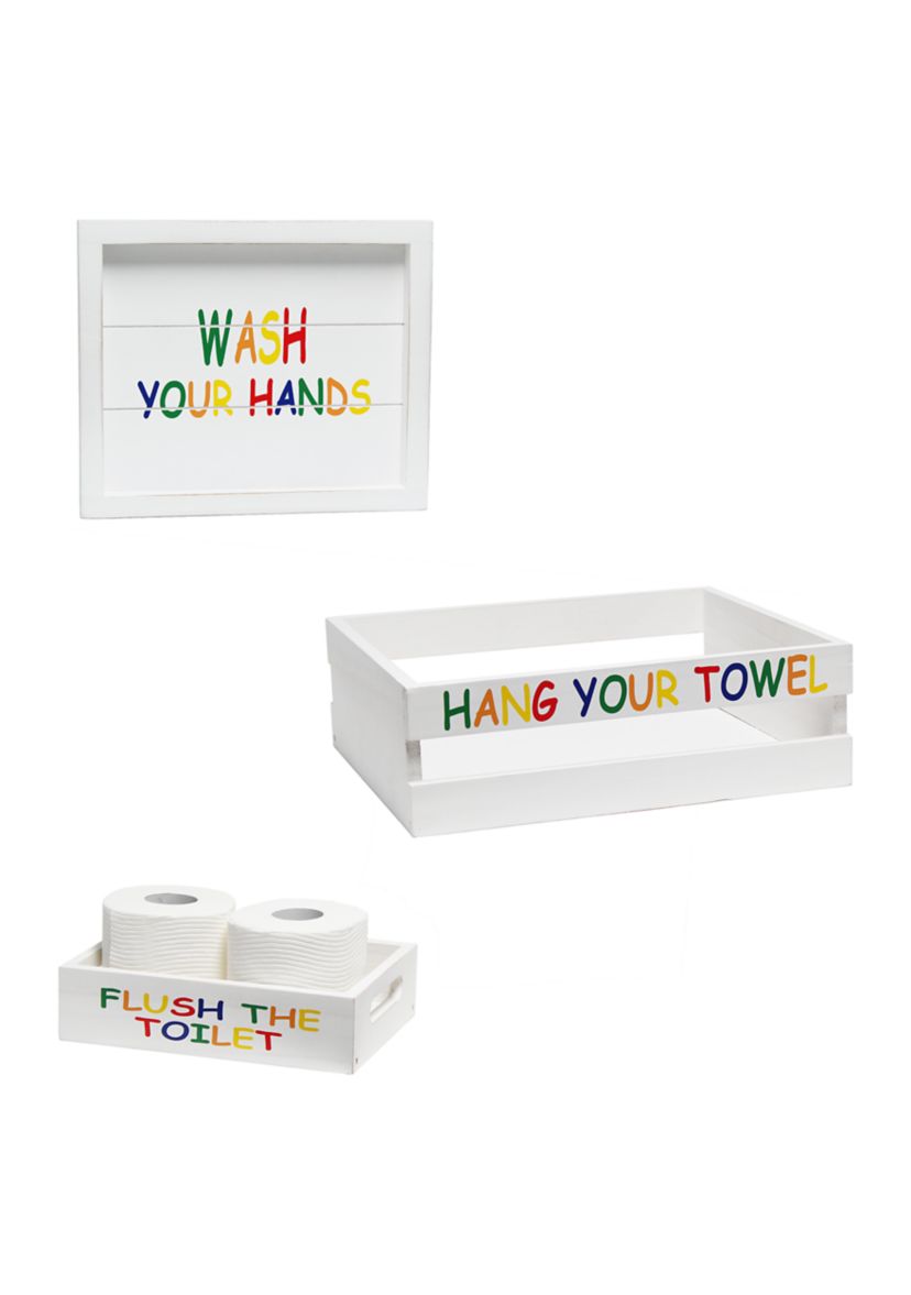 Small 3-Piece Decorative Kids Bath Set