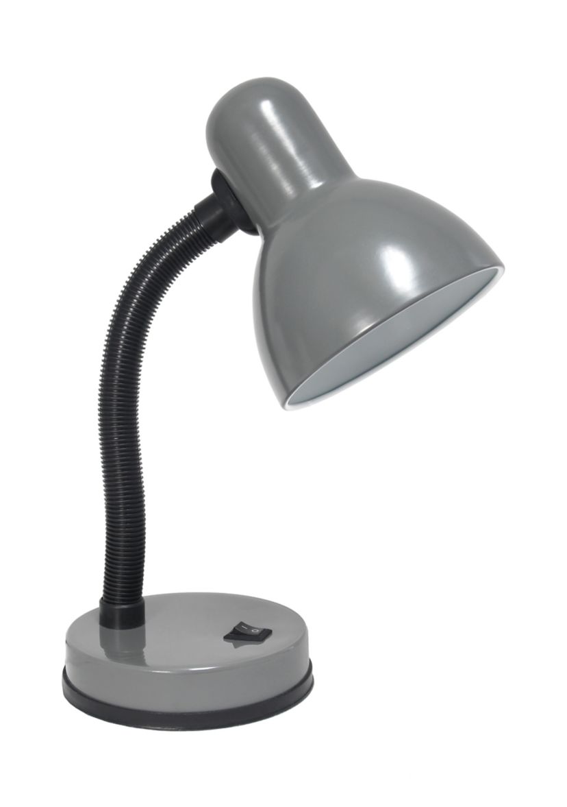 Basic Metal Desk Lamp with Flexible Hose Neck