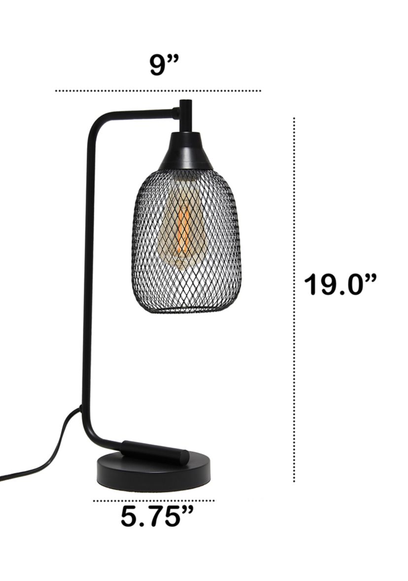Industrial Mesh Desk Lamp