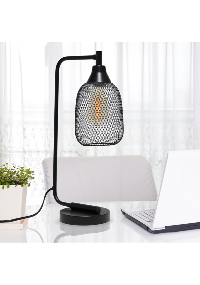 Industrial Mesh Desk Lamp