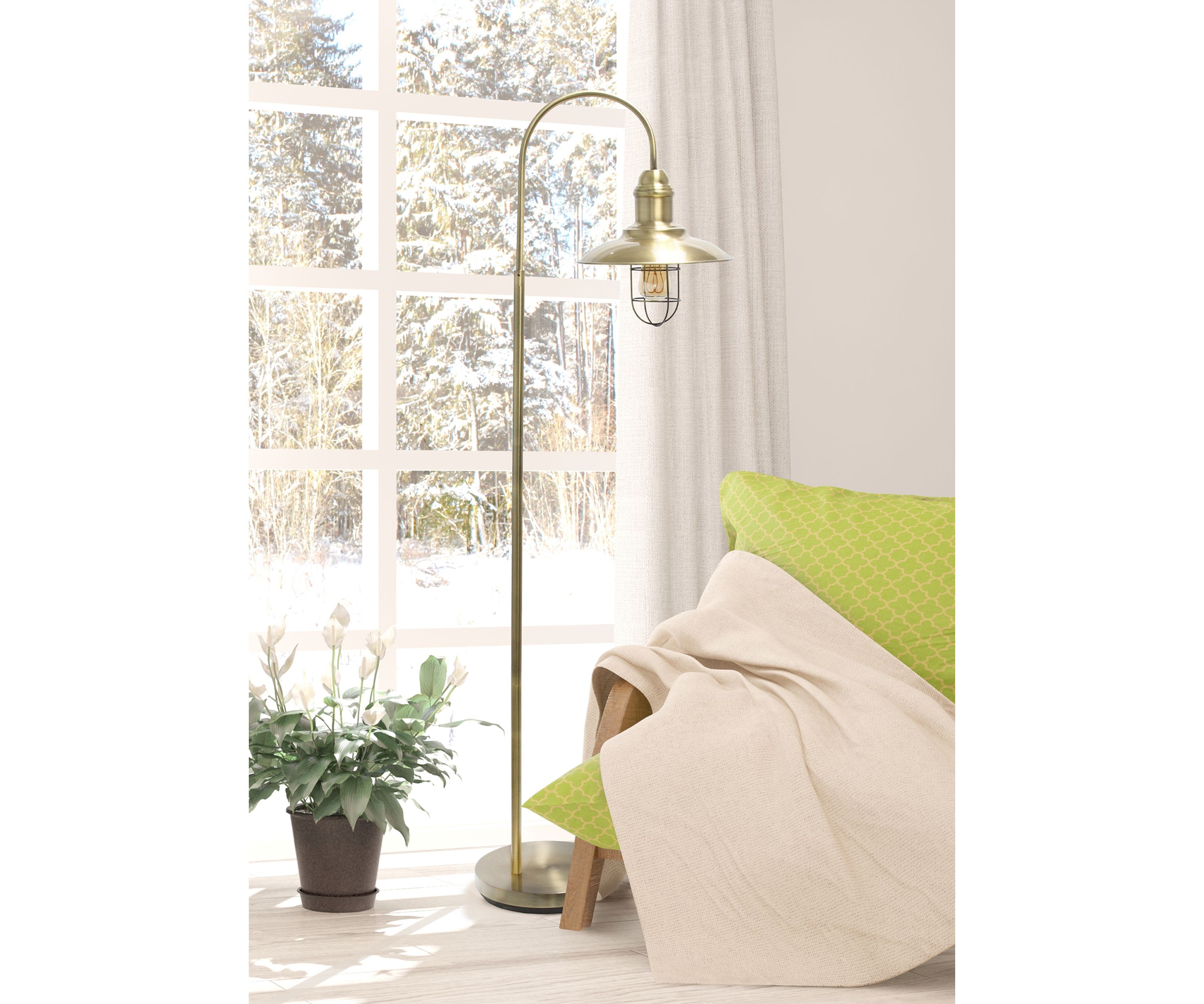 Modern Farmhouse One Light Floor Lamp