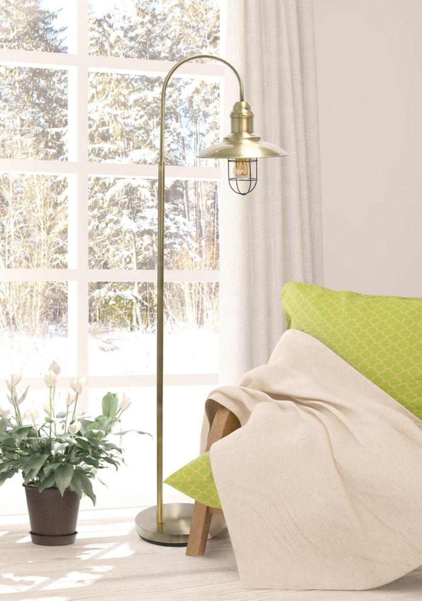 Modern Farmhouse One Light Floor Lamp