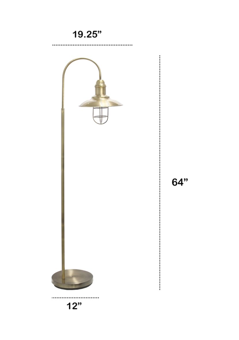 Modern Farmhouse One Light Floor Lamp
