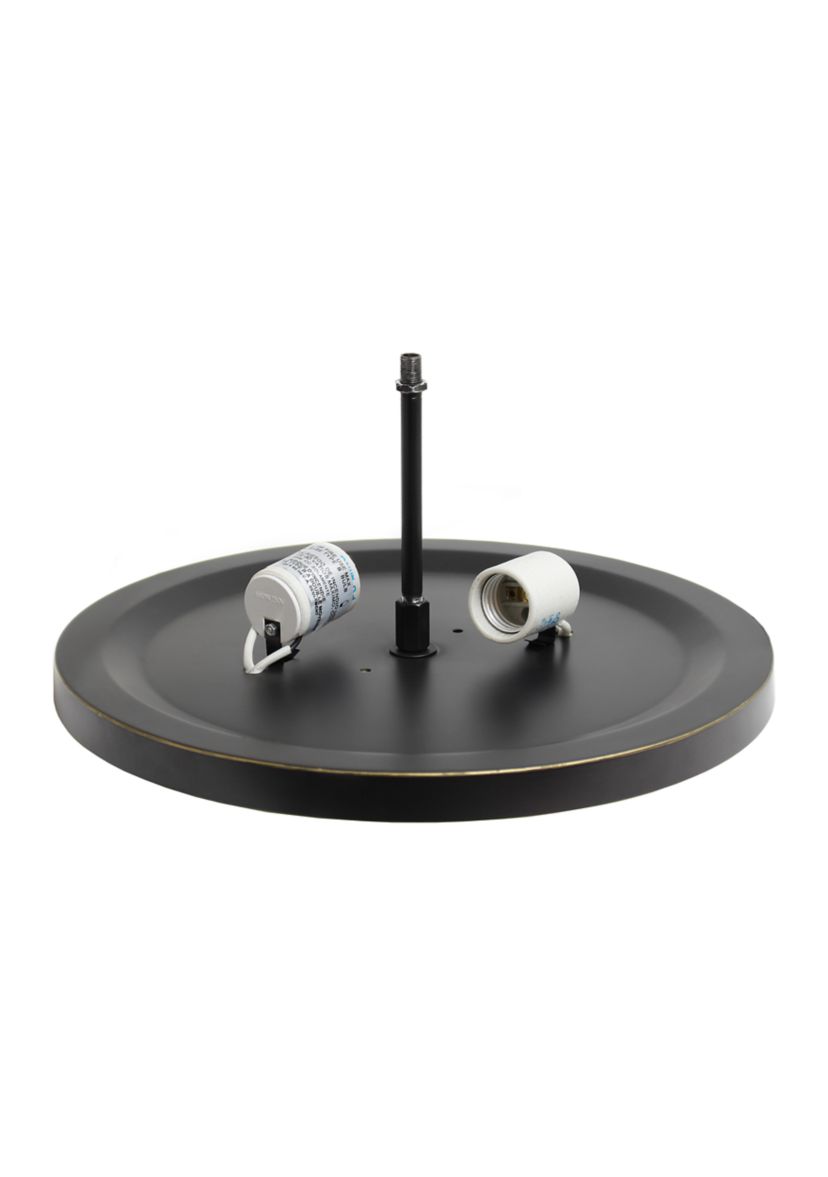 Crystal Glam 2 Light Ceiling Flush Mount, Restoration Bronze