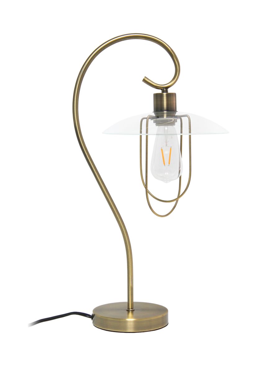 Modern Metal Scroll Table Lamp