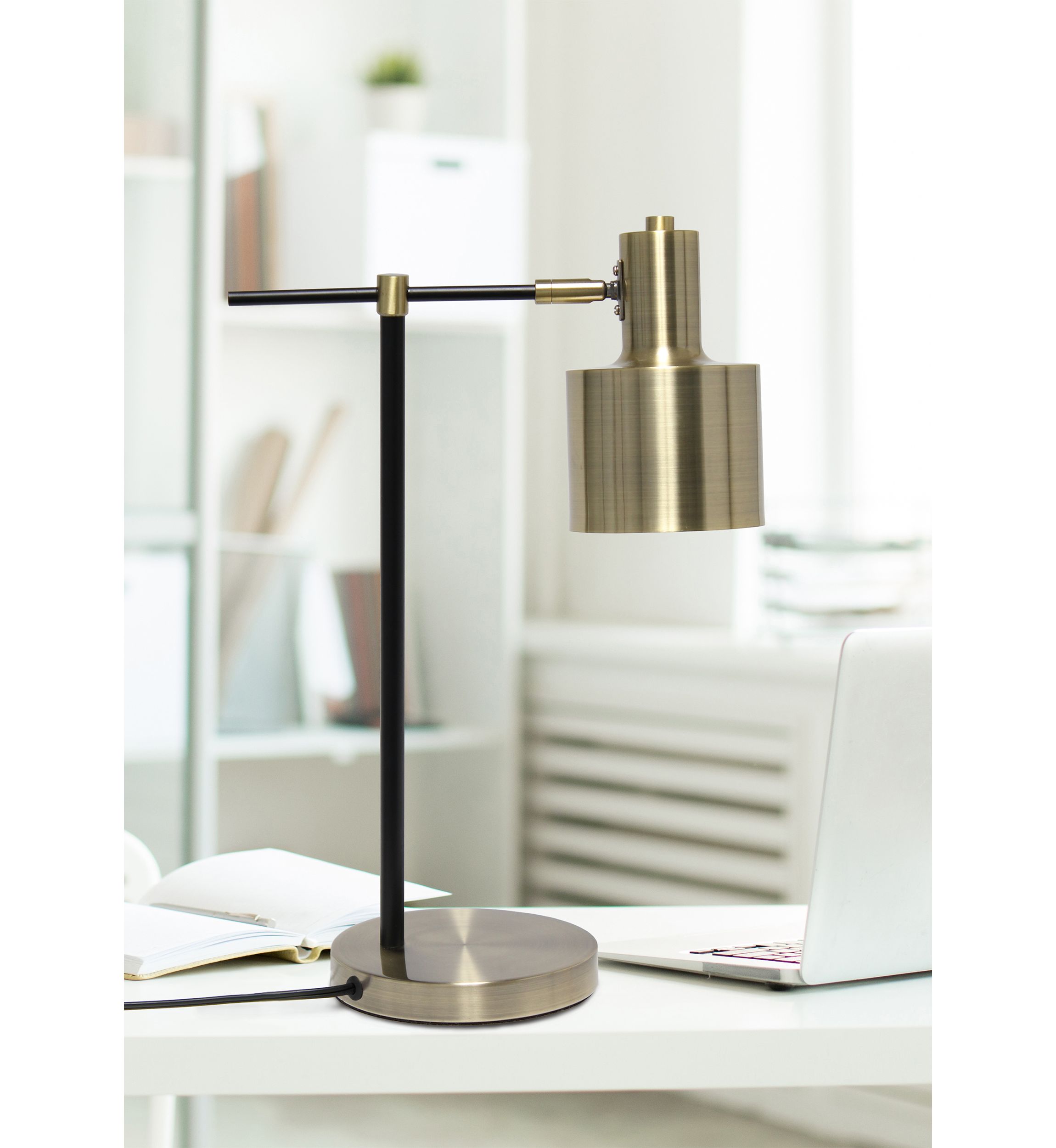 Mid Century Modern Metal Table Lamp