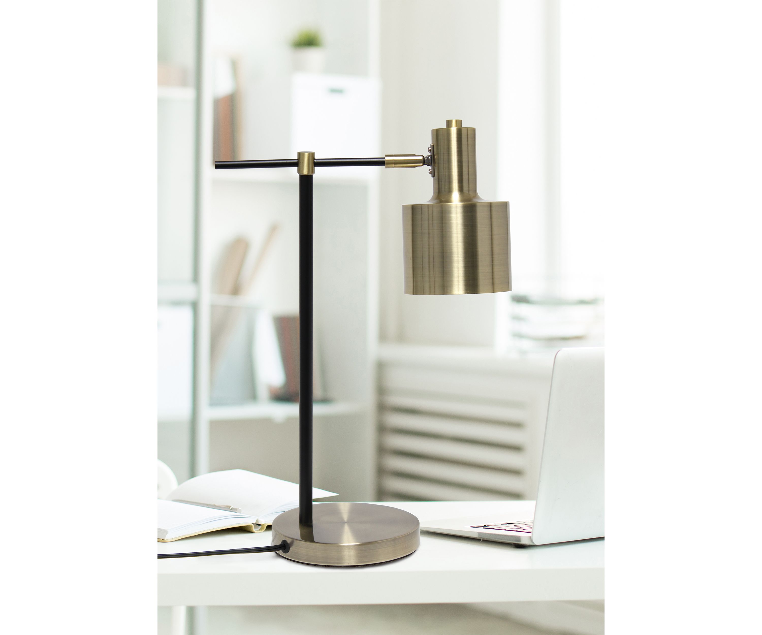 Mid Century Modern Metal Table Lamp