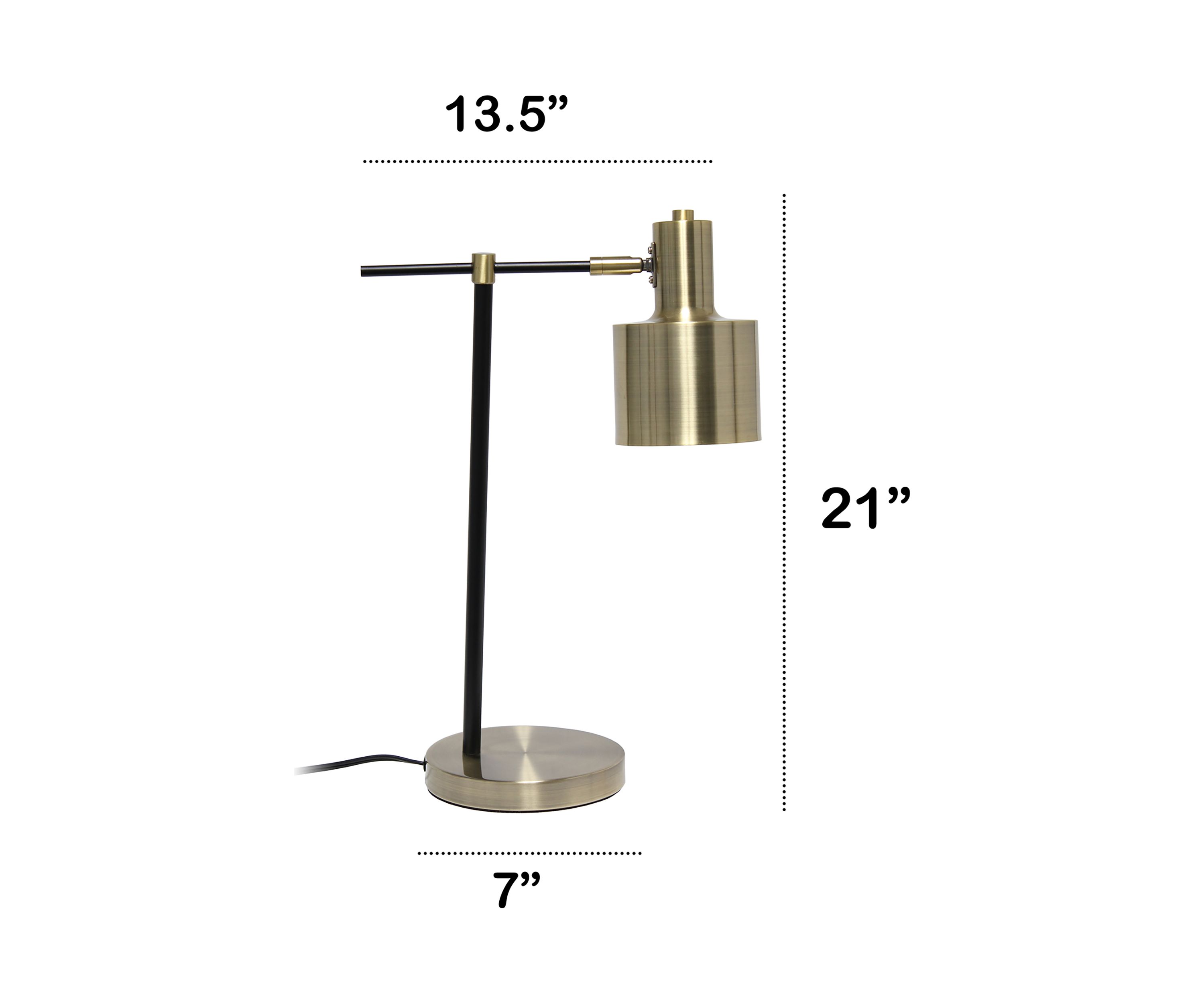 Mid Century Modern Metal Table Lamp