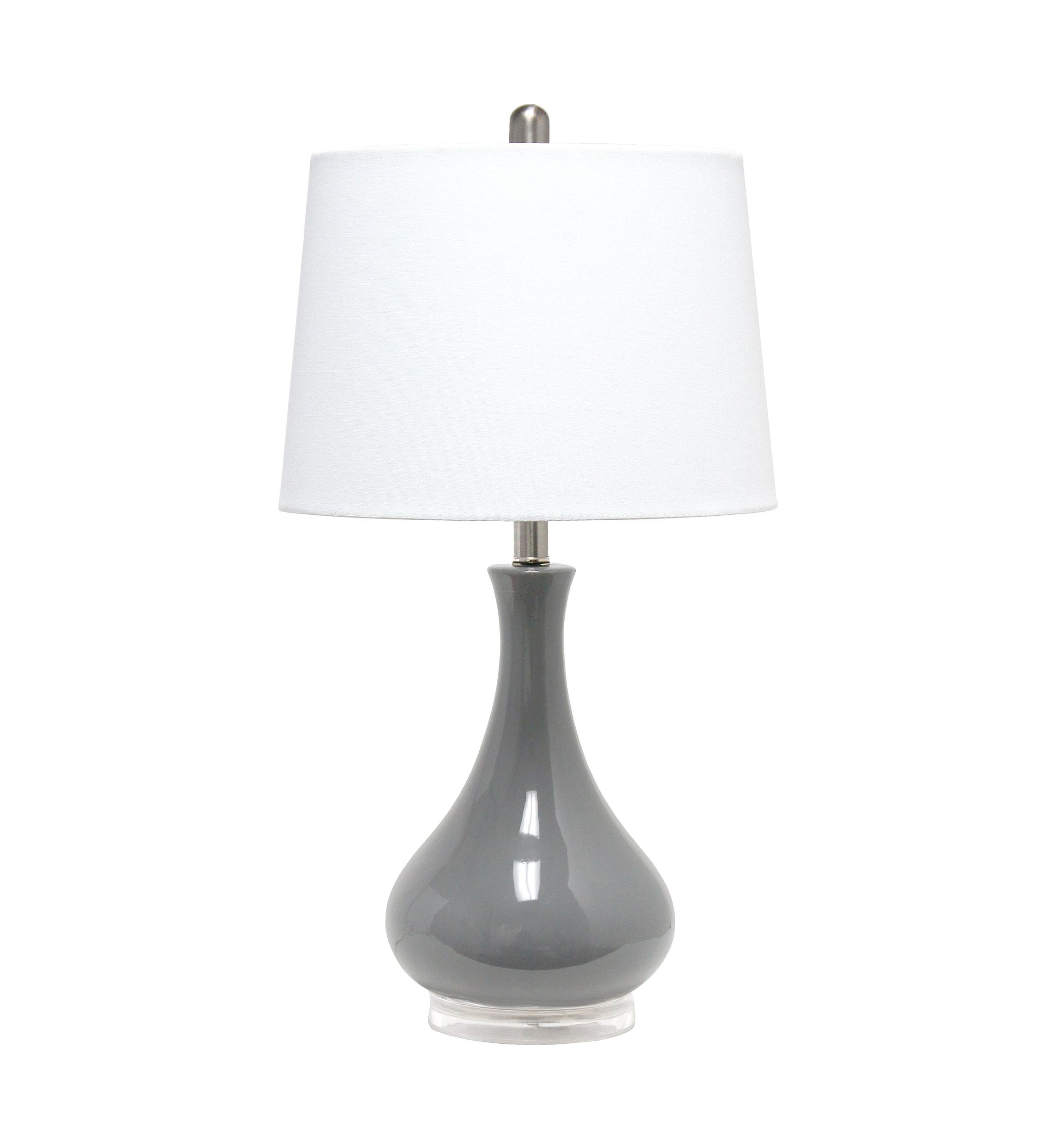 Droplet Table Lamp with Fabric Shade