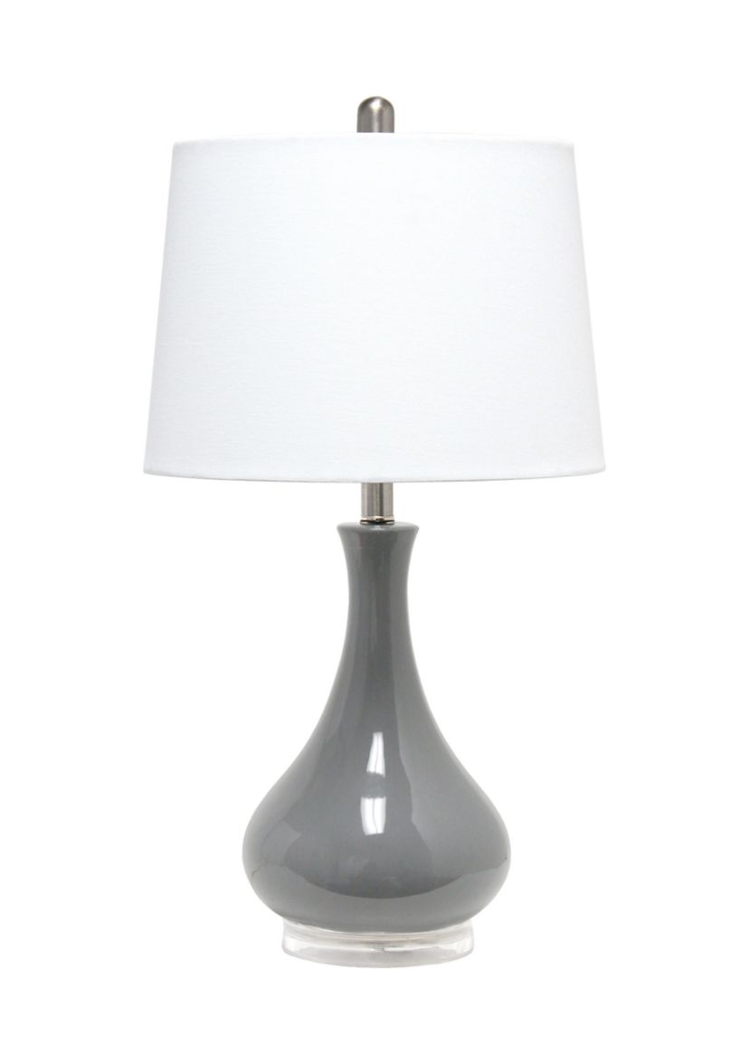 Droplet Table Lamp with Fabric Shade