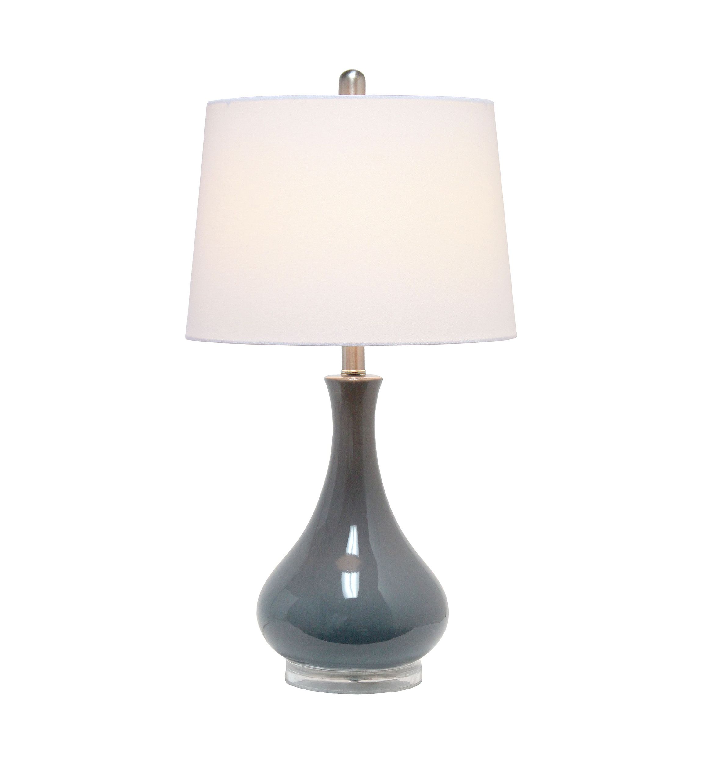 Droplet Table Lamp with Fabric Shade