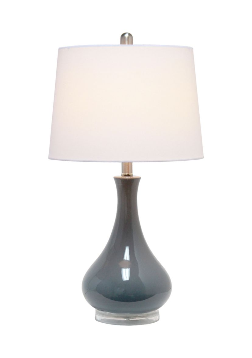 Droplet Table Lamp with Fabric Shade