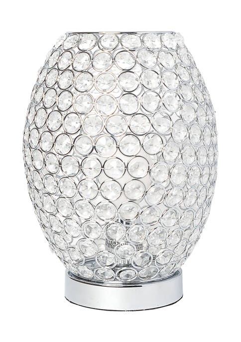 Elegant Designs Elipse Crystal Decorative Curved Accent Uplight