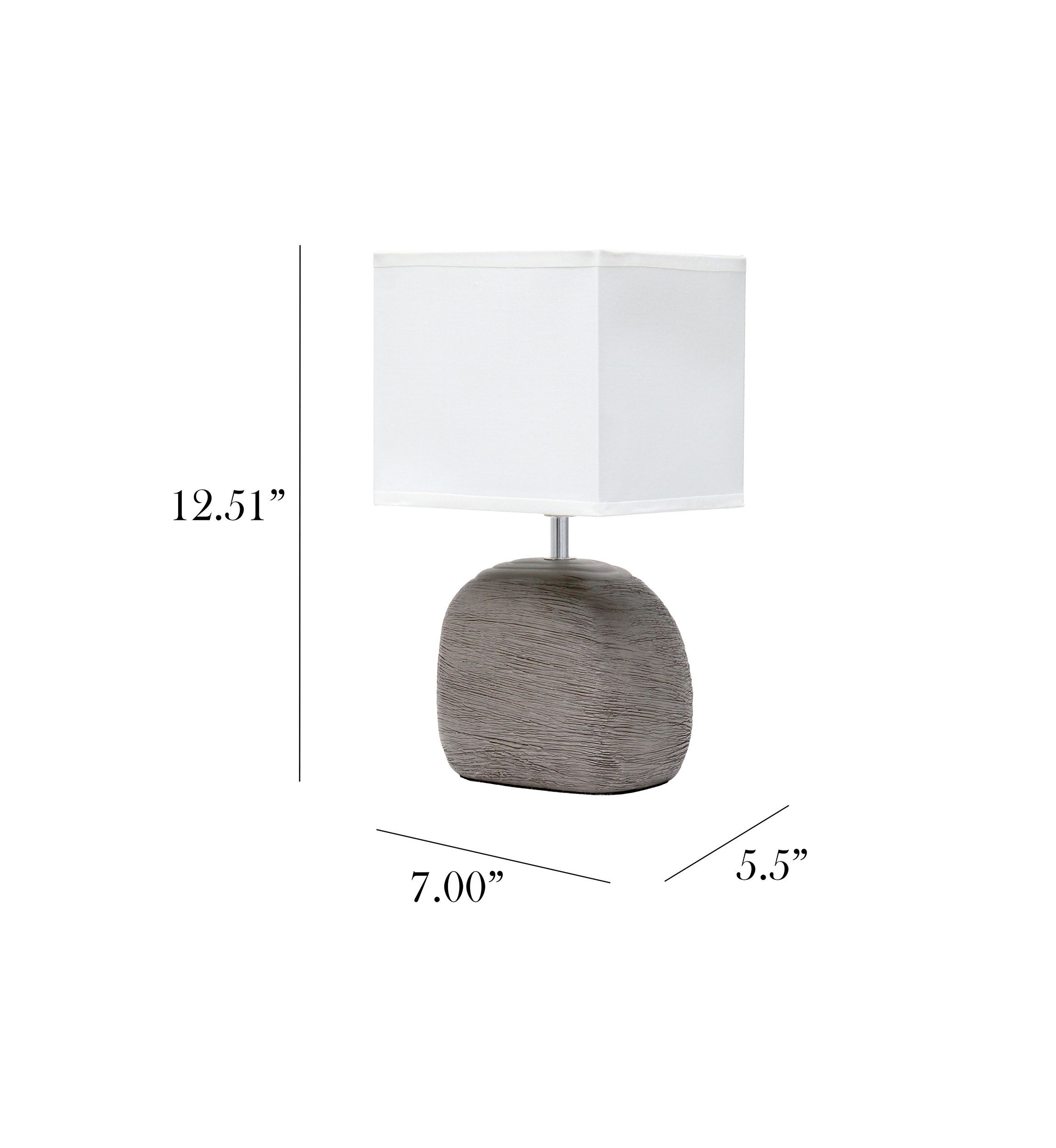 Bedrock Ceramic Table Lamp