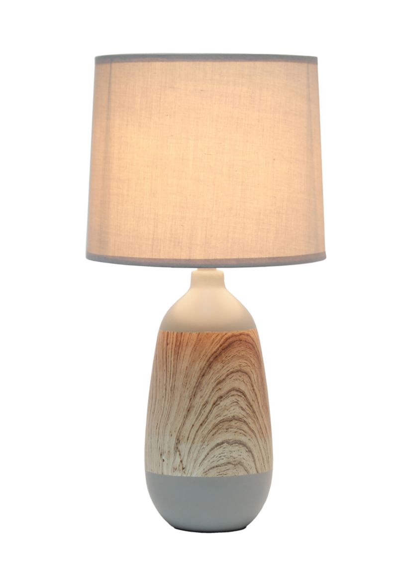 Ceramic Oblong Table Lamp