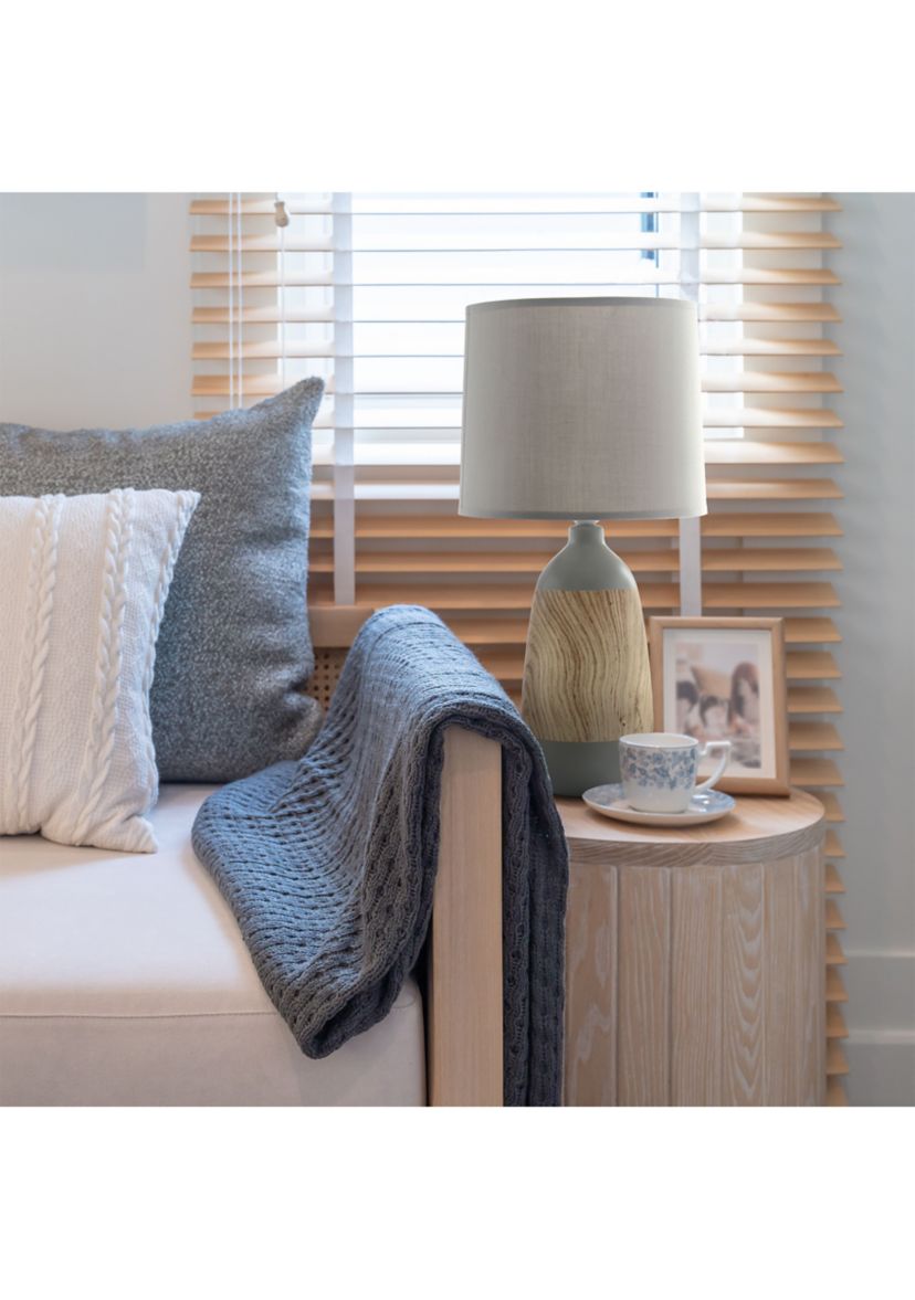Ceramic Oblong Table Lamp