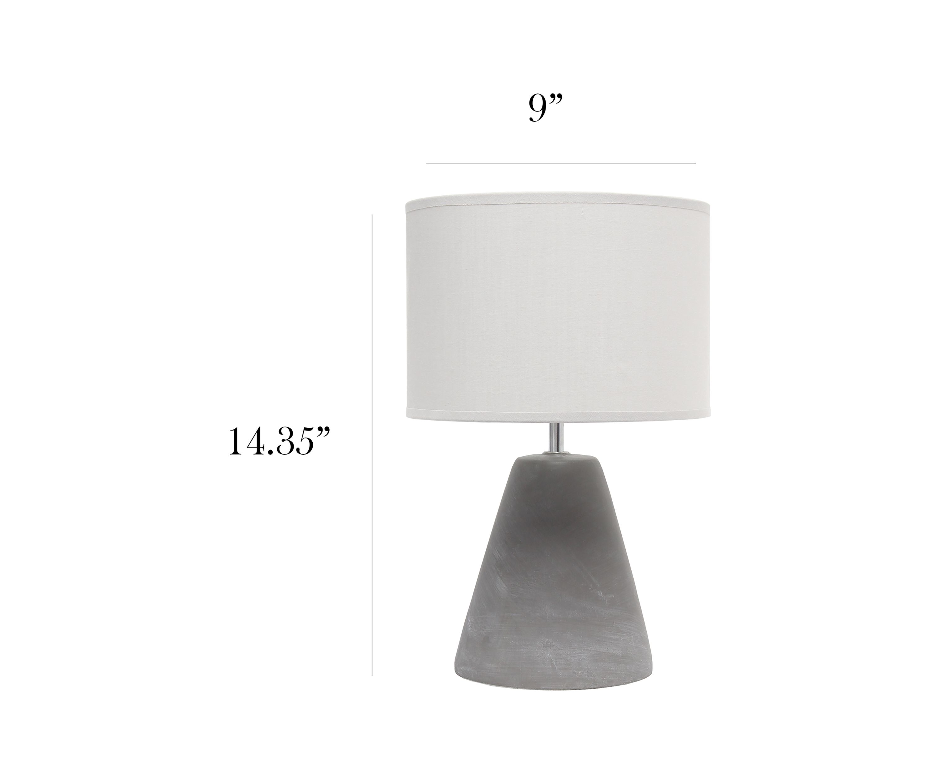 Concrete Table Lamp