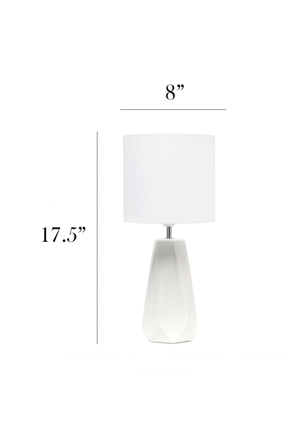Ceramic Prism Table Lamp