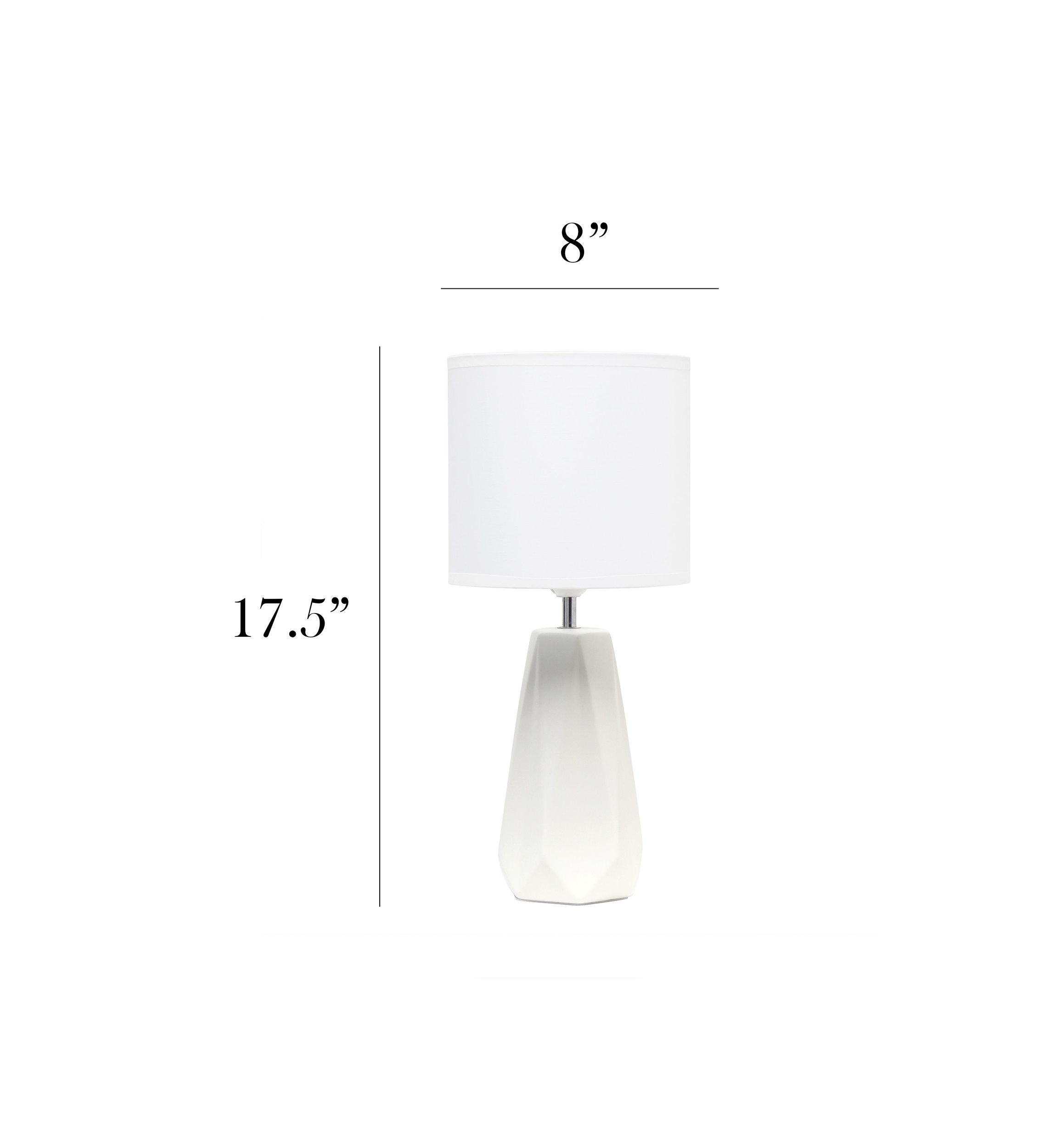 Ceramic Prism Table Lamp