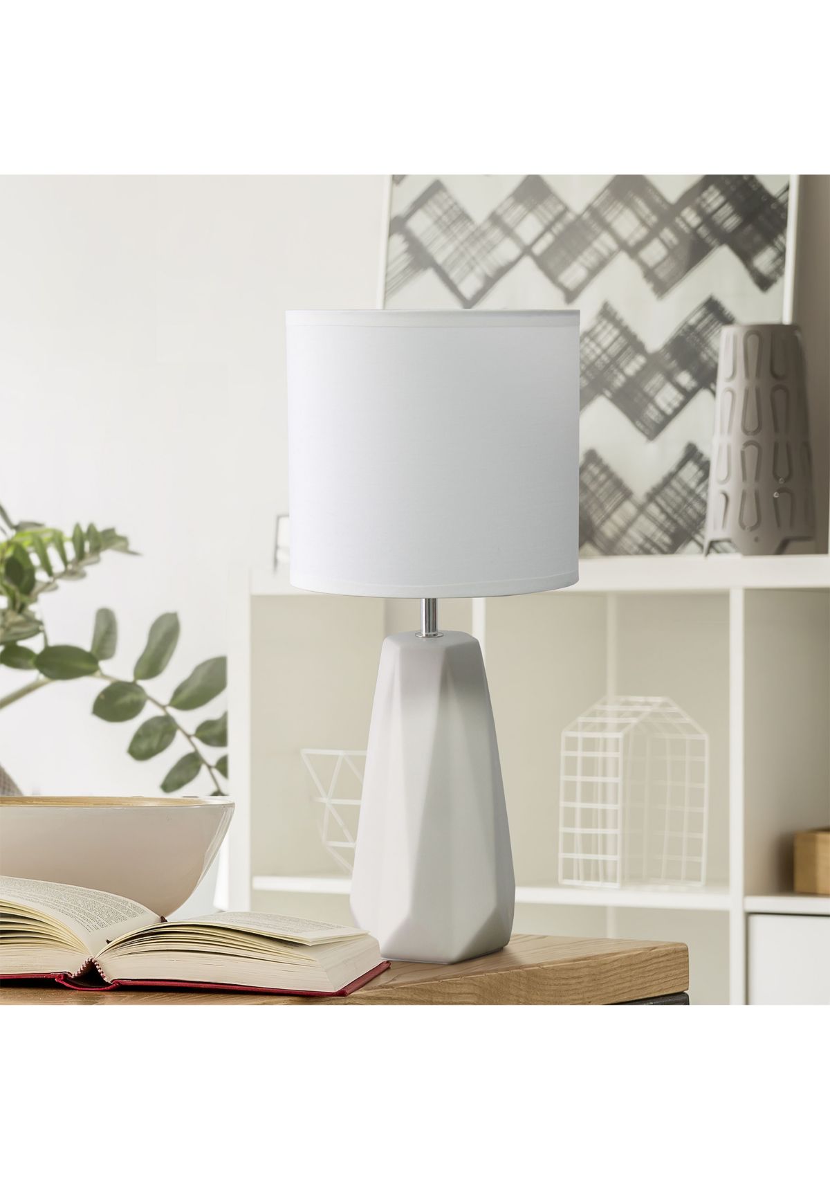 Ceramic Prism Table Lamp