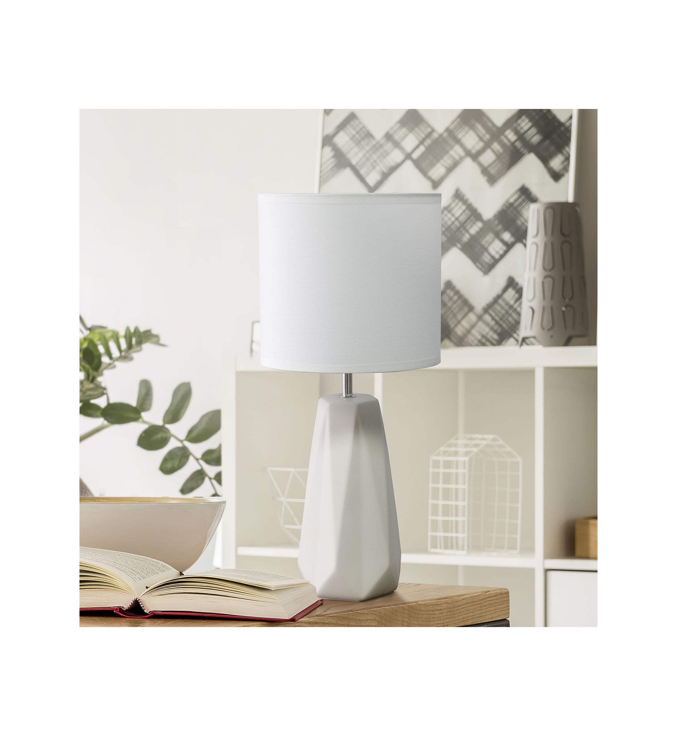 Ceramic Prism Table Lamp