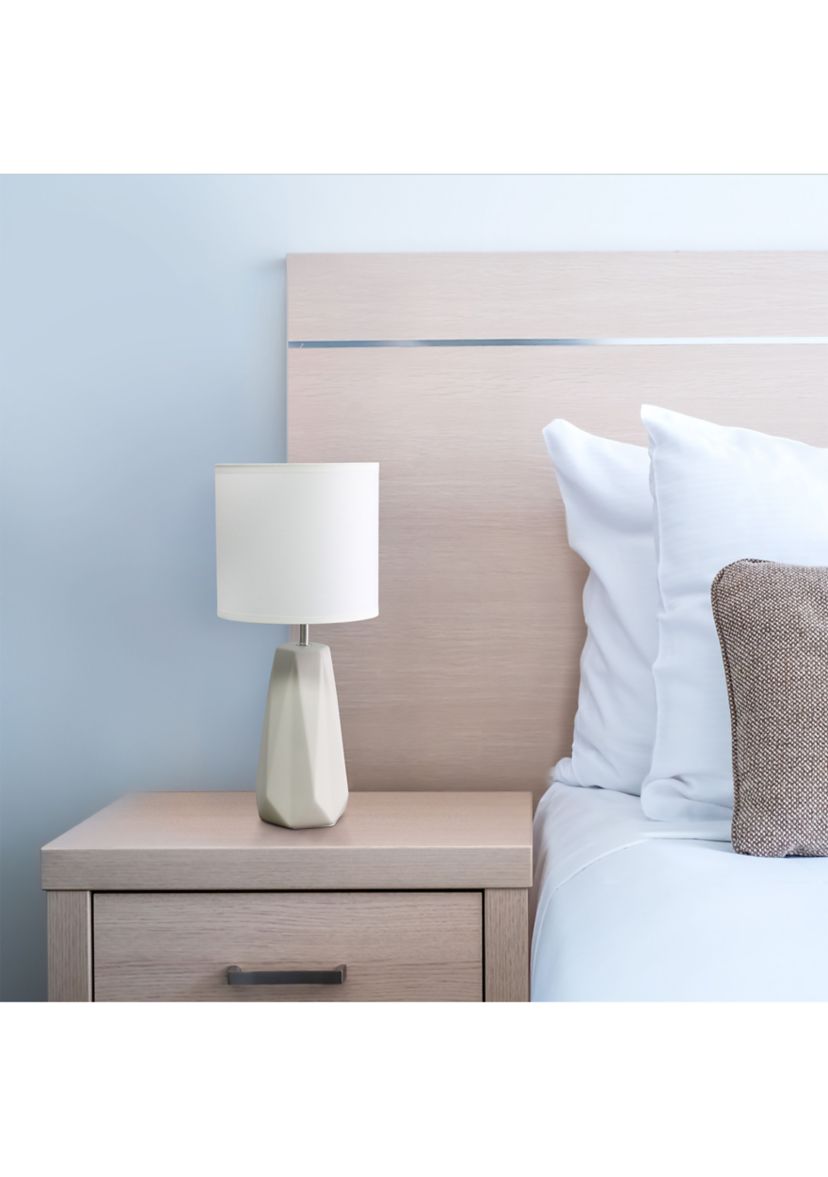 Ceramic Prism Table Lamp