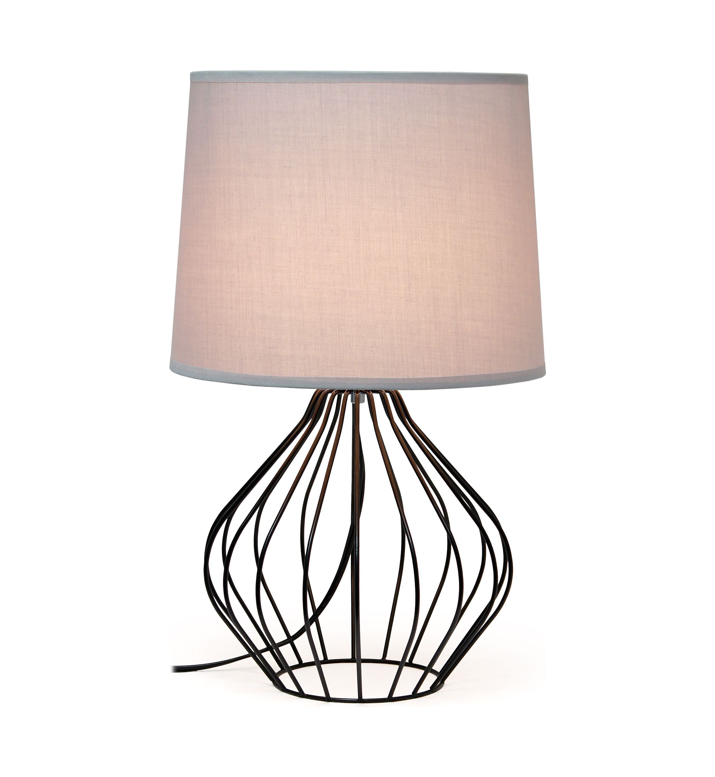 Geometrically Wired Table Lamp