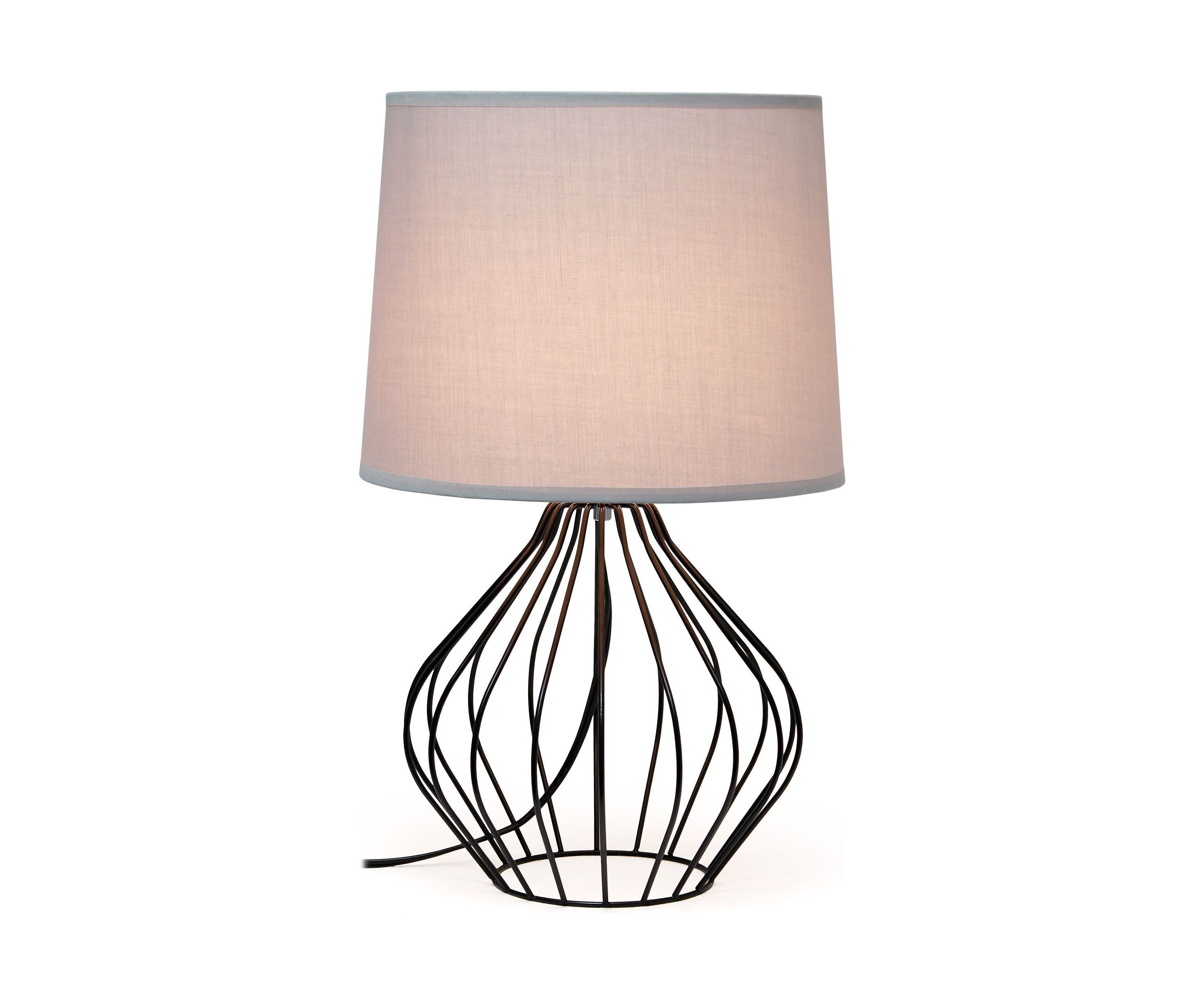 Geometrically Wired Table Lamp