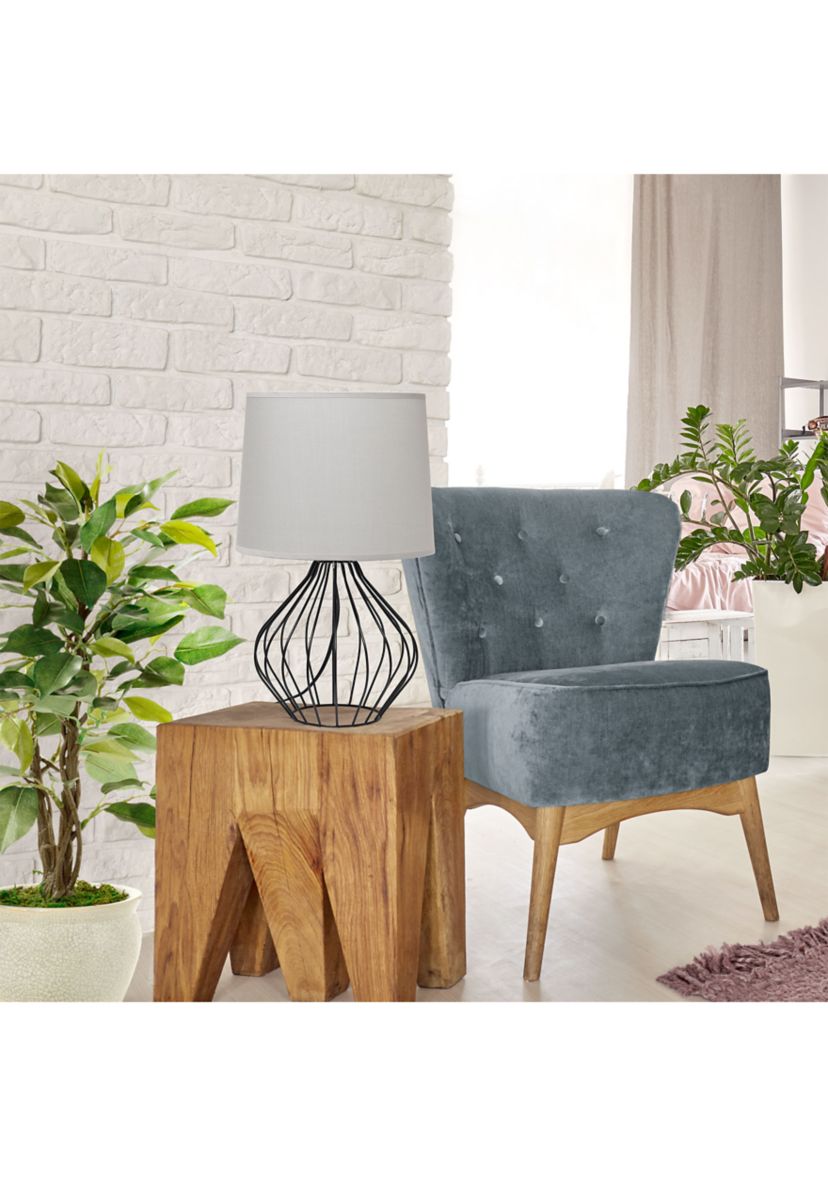 Geometrically Wired Table Lamp