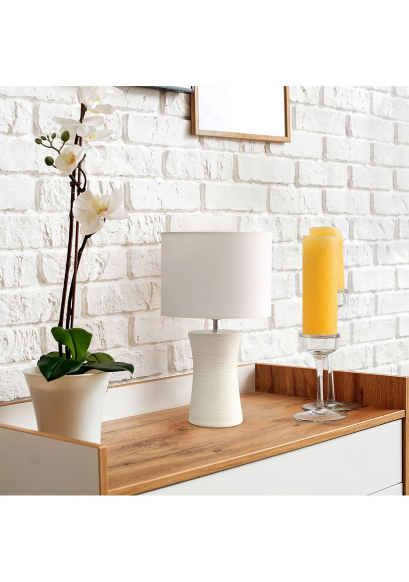 Ceramic Hourglass Table Lamp