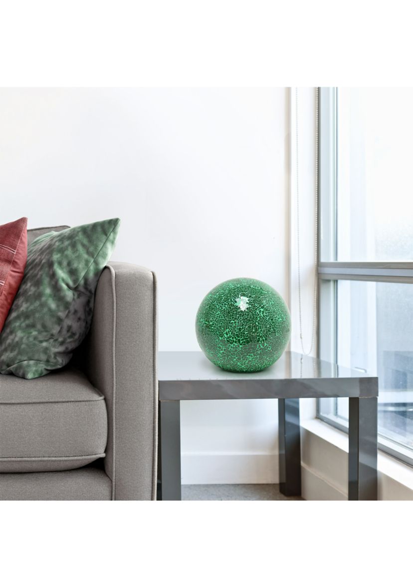1 Light Mosaic Stone Ball Table Lamp