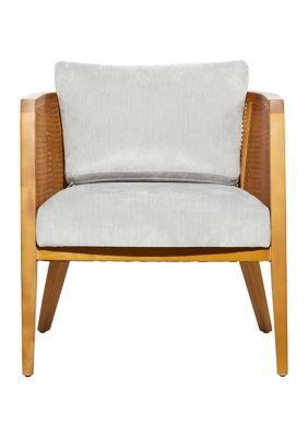 Contemporary Wood Accent Chair