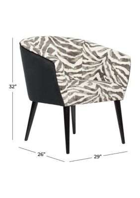 Contemporary Wood Accent Chair