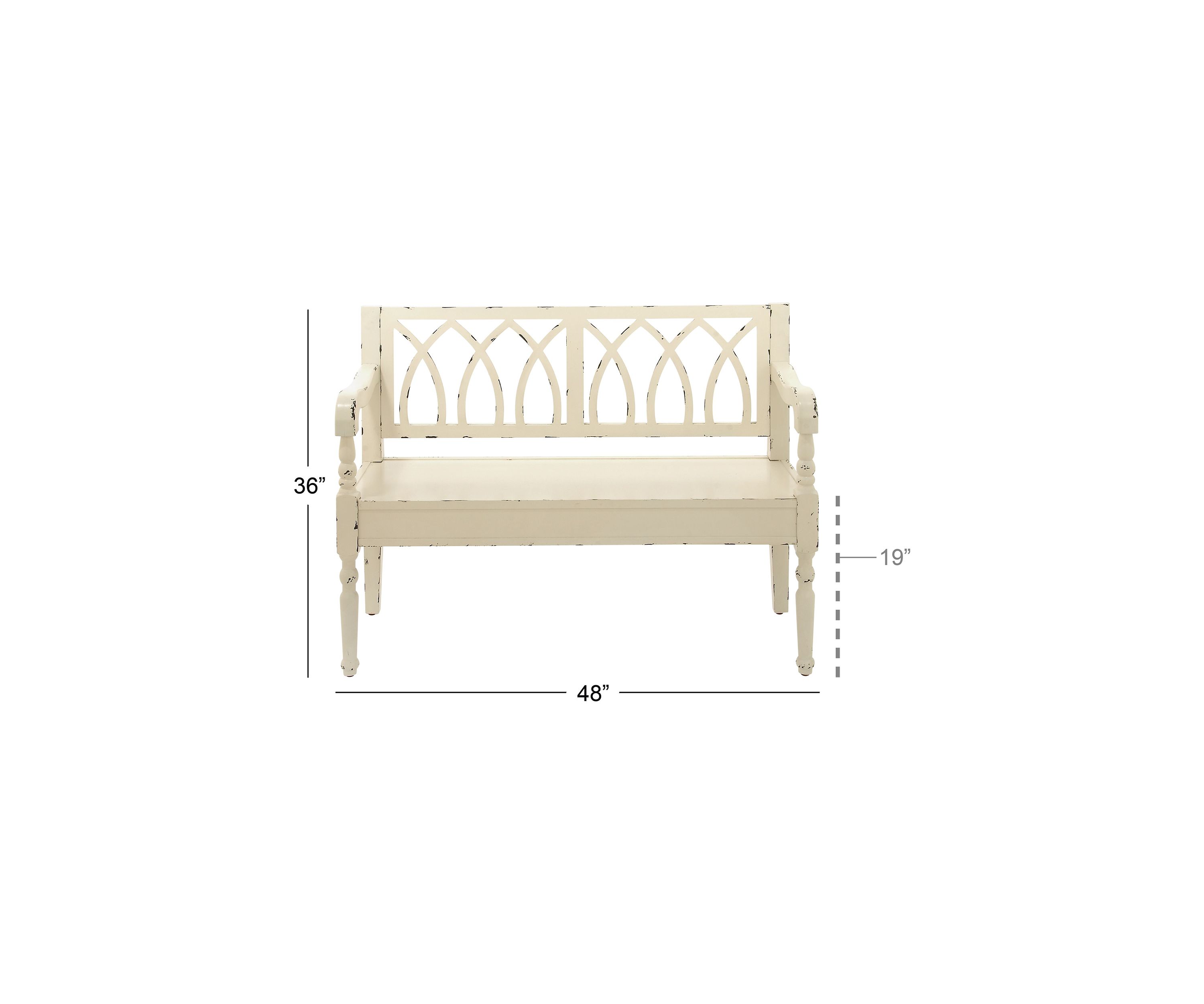 Farmhouse Wood Bench