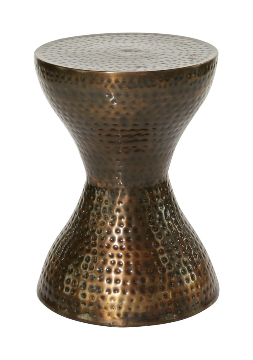 Industrial Metal Accent Table