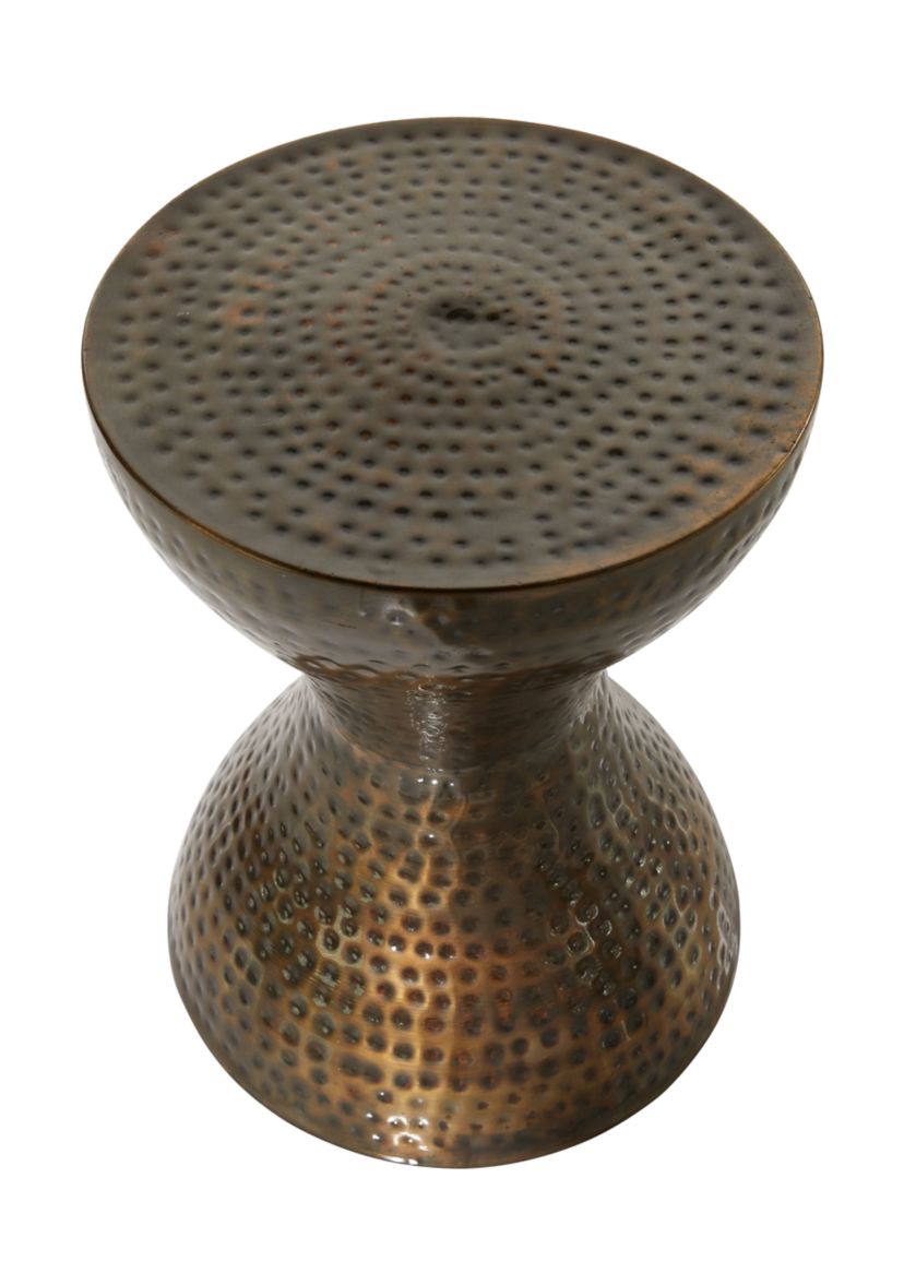 Industrial Metal Accent Table