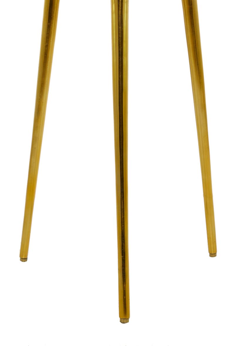 Glam Aluminum Accent Table