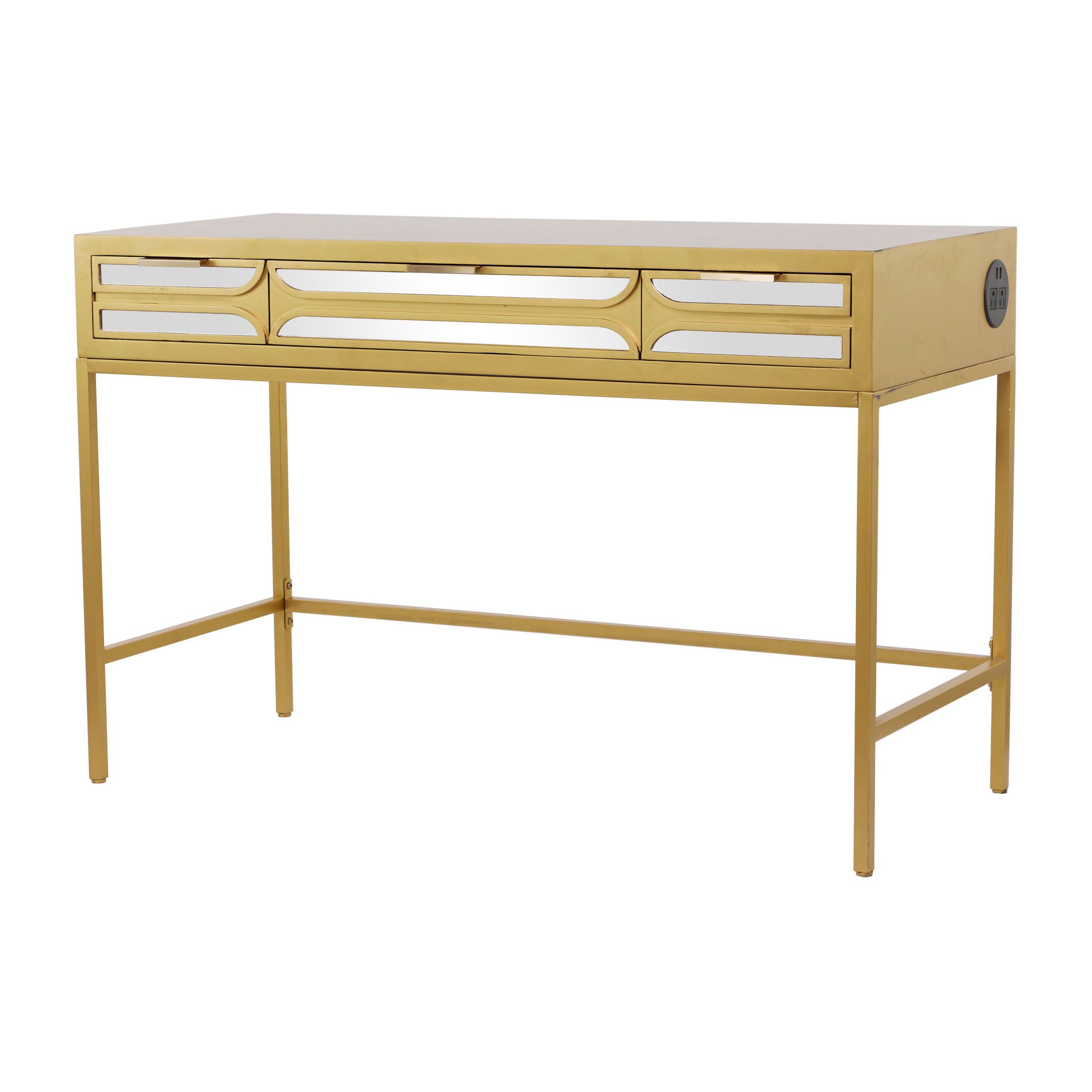 Glam Wooden Desk