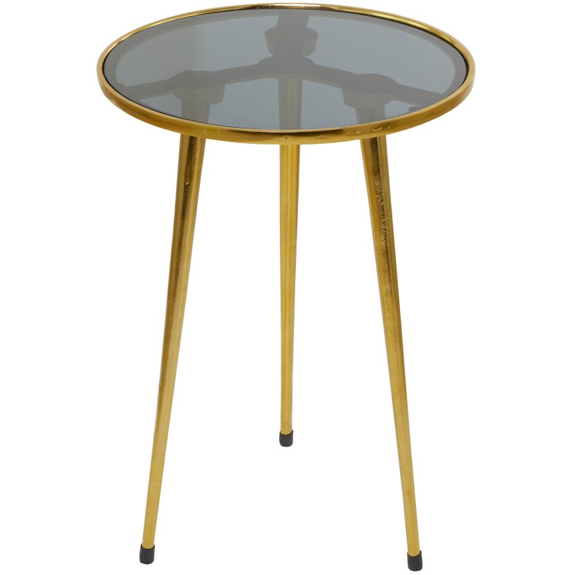 Contemporary Aluminum Accent Table