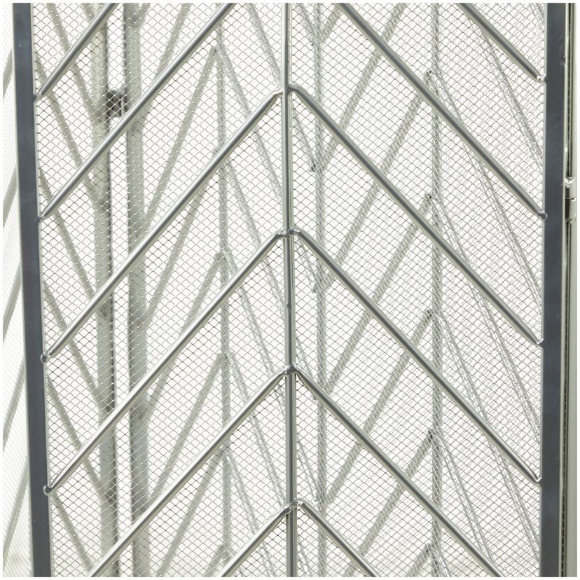 Modern Metal Fireplace Screen