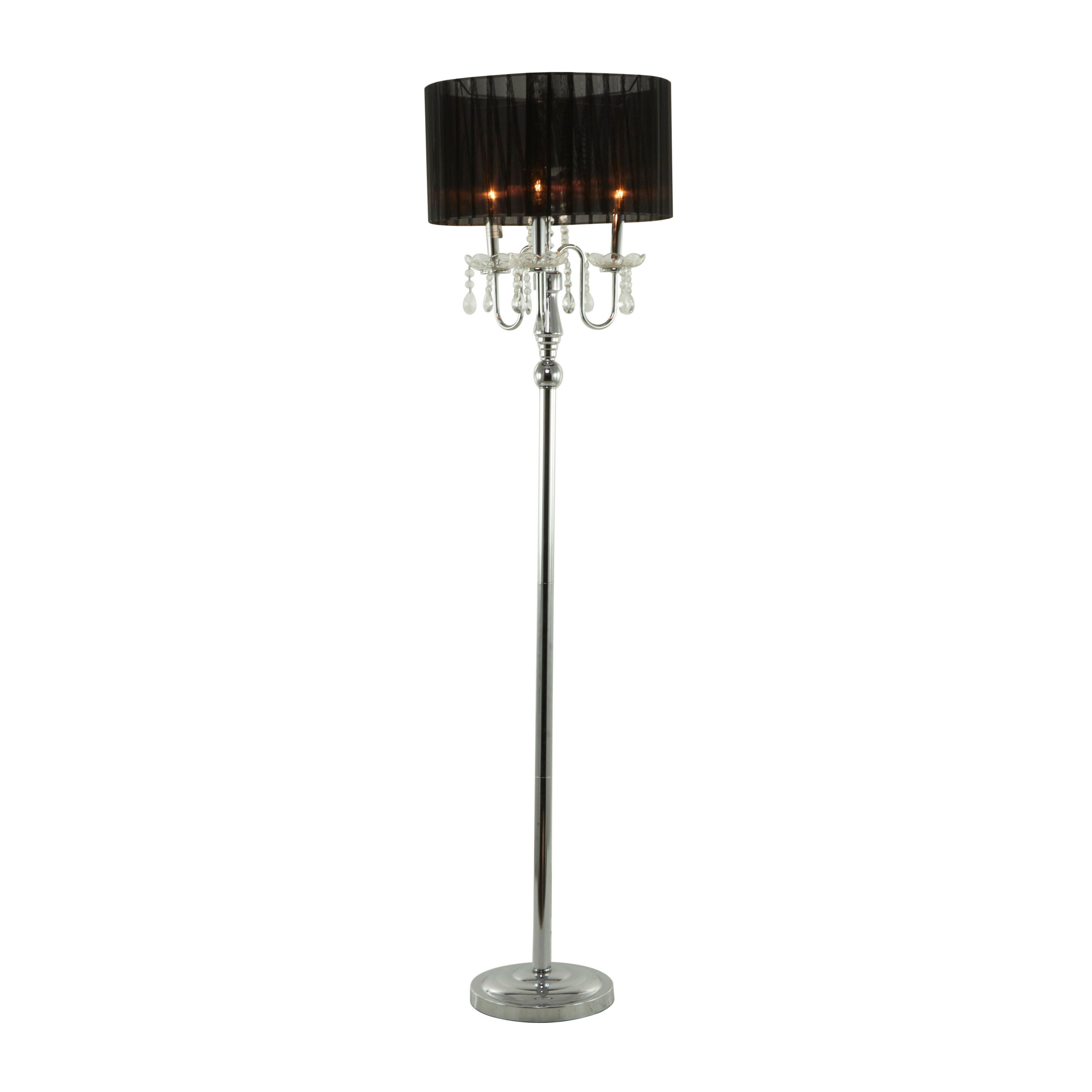 Glam Metal Floor Lamp