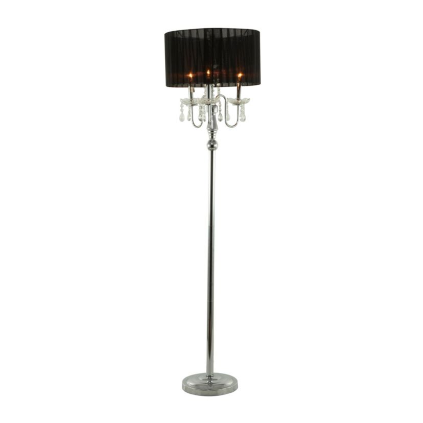 Glam Metal Floor Lamp