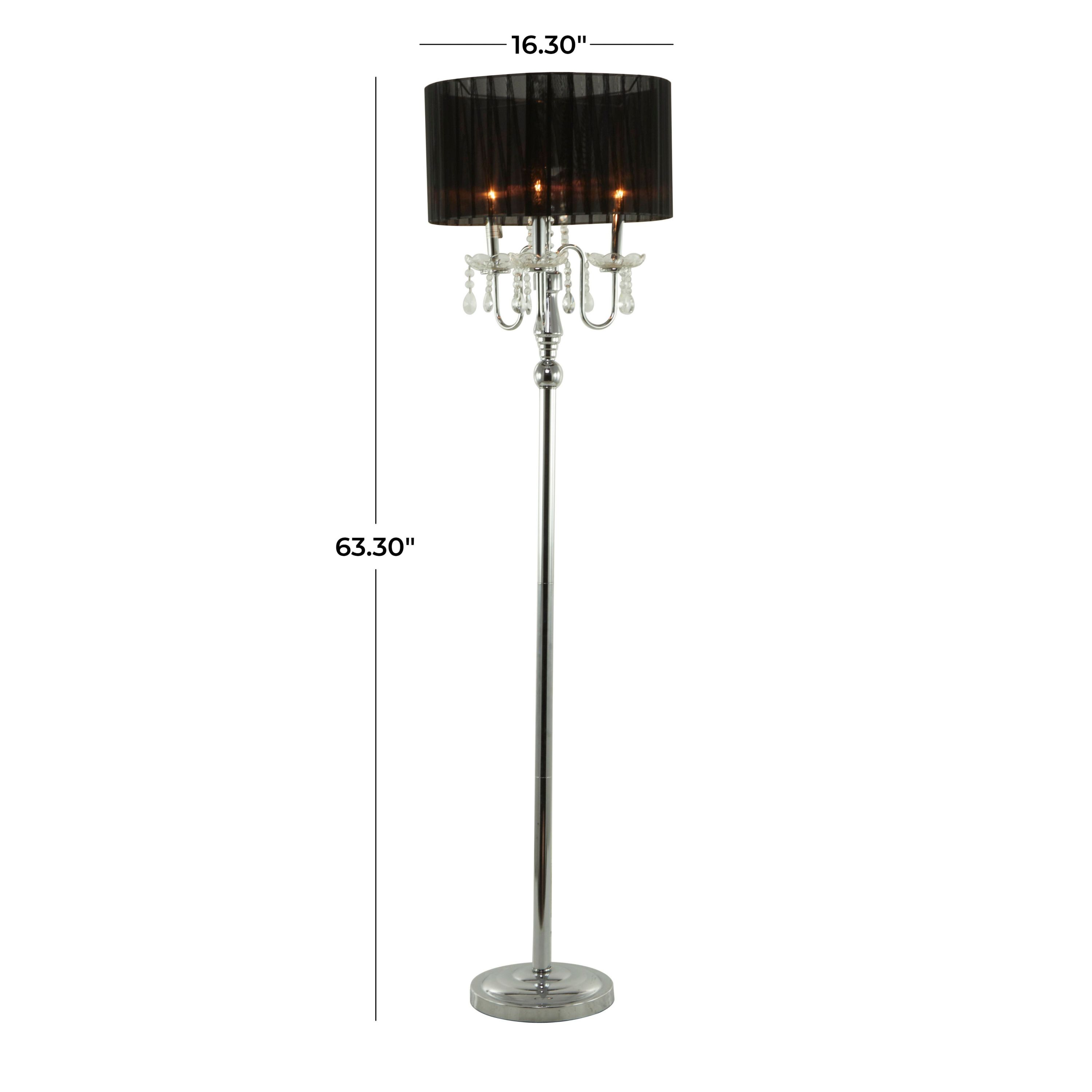 Glam Metal Floor Lamp
