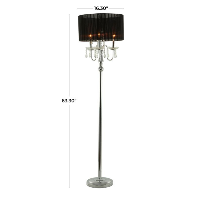 Glam Metal Floor Lamp