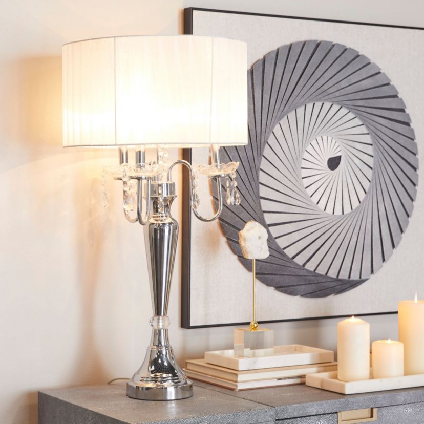 Glam Metal Table Lamp