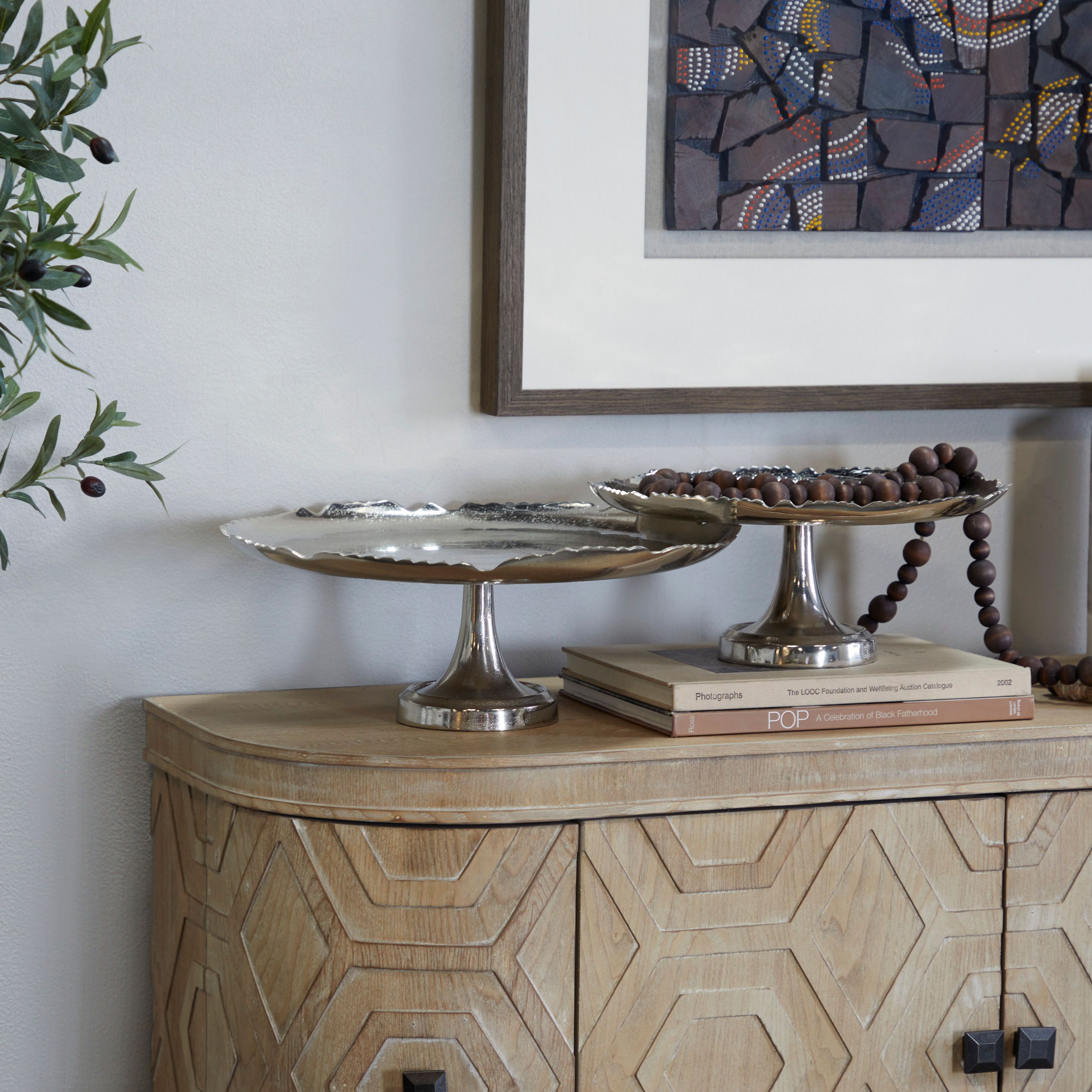 Modern Aluminum Cake Stand