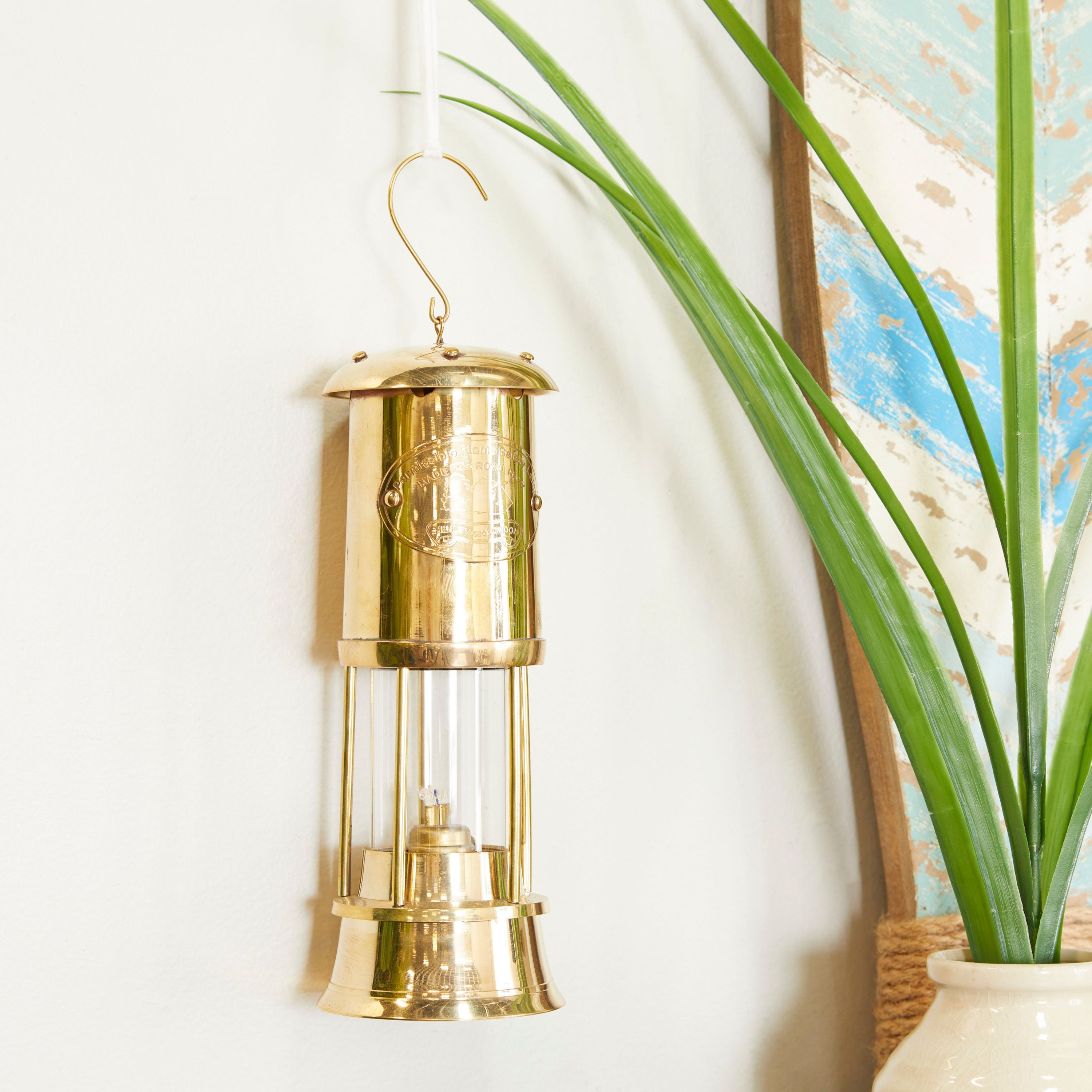 Nautical Brass Candle Lantern